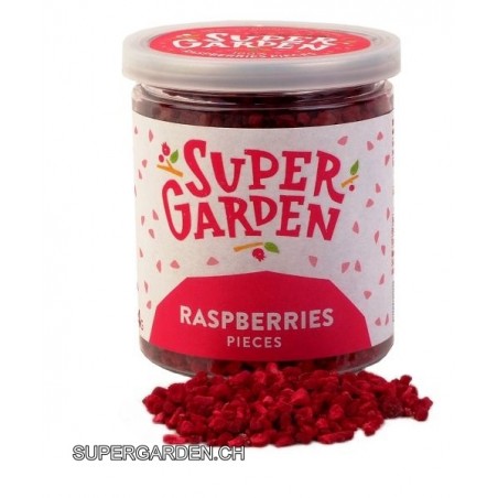 Himbeerstücke gefriergetrocknet 100g.