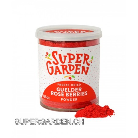 GUELDER ROSE BERRIES PULVERFRIERGETROCKNET