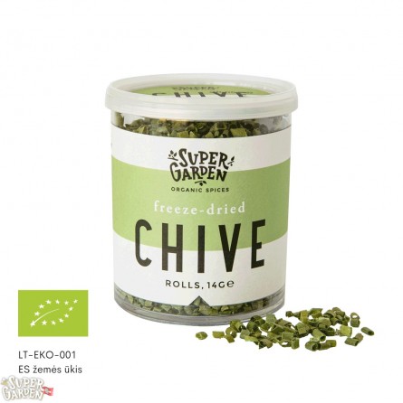 FREEZE-DRIED ORGANIC CHIVES 14 g FREEZE-DRIED ORGANIC CHIVES 14 g