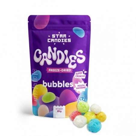 Bonbons lyophilisés Star Candies « Bulles »