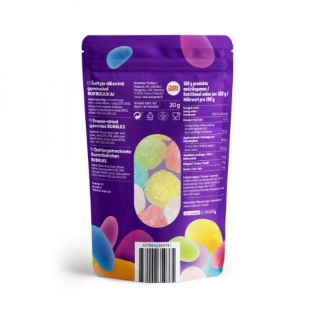 Bonbons lyophilisés Star Candies « Bulles »