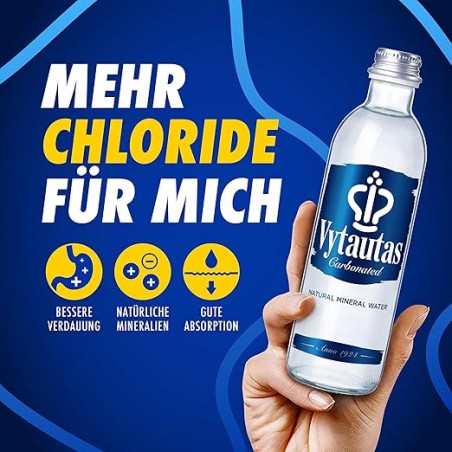 Mineral Water Vytautas 0,33ml (glass) 24-Pack